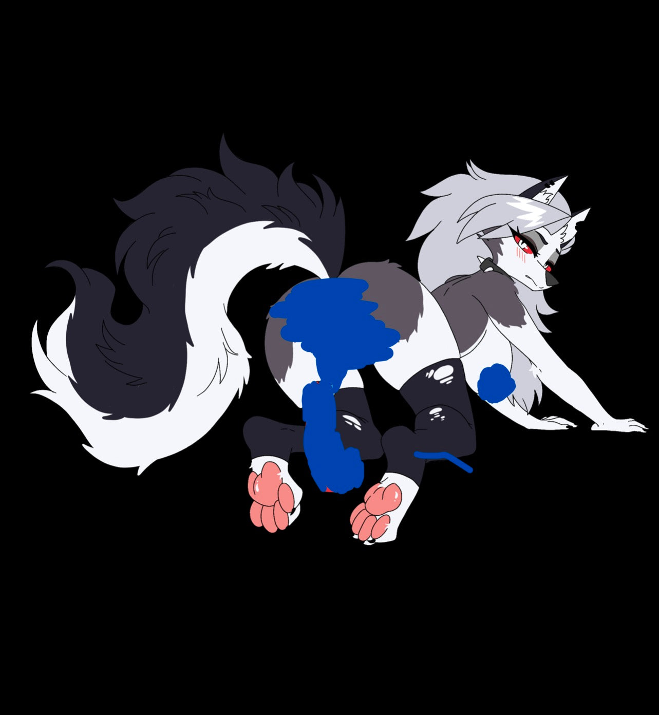 Blushing Wolf-Girl